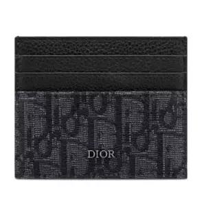 디올 [명품] 남성카드지갑 오블리크 자카드 블랙 2ESCH135YSE_H03E