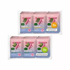 비비고 x 세븐틴 돌김 참기름 4g 9입 x1개+와사비맛 4g 9입 x1개 (총 18봉)