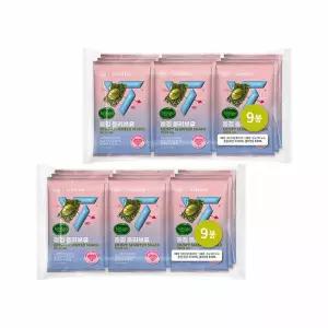 비비고 x 세븐틴 돌김 올리브유 4g 9입 x2개 (총 18봉)