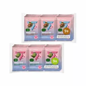 비비고 x 세븐틴 돌김 불고기맛 4g 9입 x1개+와사비맛 4g 9입 x1개 (총 18봉)