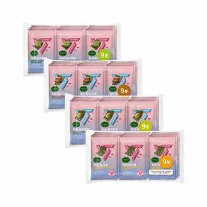 비비고 x 세븐틴 돌김 4g 9입 x4개(참기름+올리브유+불고기맛+와사비맛 총 36봉)