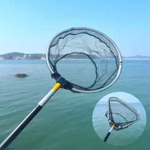 원형 삼각 뜰채 낚시 바다 민물 뜰채망 풀장 잠자리채 해루질 스텐
