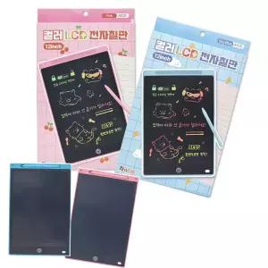 LCD 전자칠판 12인치 드로잉패드 태블릿 메모 전자노트 -썼다 지웠다