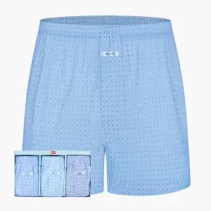 BYC 남성 순면 모시메리 트렁크 팬티 세트 남자 사각 3매입 빅사이즈 110 115 120 큰 플러스 ECF3053