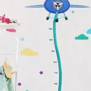 (파일럿) 키재기 시트지/키측정/스티커/기록/꾸미기/데코/신장계/벽부착/성장/차트/아기/아동/아이/어린이