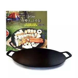 단가인하 국산 Lacena 그리들 가정 캠핑용 인덕션 멀티 후라이팬 냄비 36cm