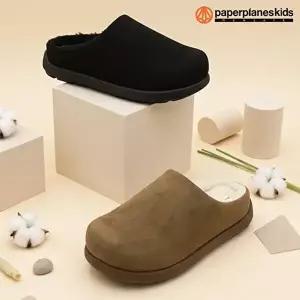 [페이퍼플레인키즈]PK8238 아동 키즈 털신 슈즈 초등 어린이 겨울 방한 실내 슬리퍼