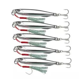 크롬메탈지그 어시스트훅 쇼어 지깅 삼치 농어 낚시 10g 20g 30g 40g