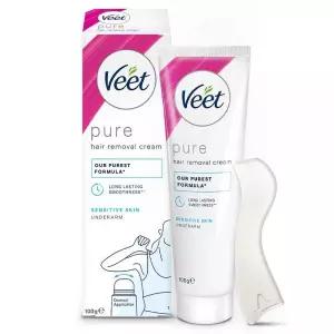 Veet 비트 민감성 피부용 제모크림 겨드랑이용, 100g, 1개