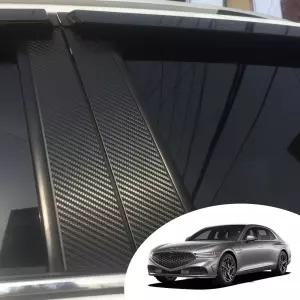 제네시스 신형 G90 전용 B/C 필러 포스트 포인트 컬러 데칼 스티커 차량용 기둥 몰딩