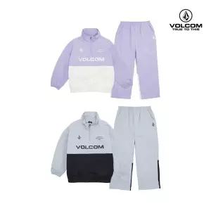 [롯데백화점]볼컴키즈 나일론 로고 하프집업 셋업 D5S020