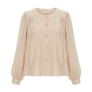 [티뷰] 보카시셔링시어린넨블라우스_V6A-CBL014