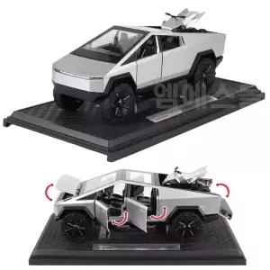 바니랜드 모터쇼 다이캐스트 미니카 TSLA 사이버 실버