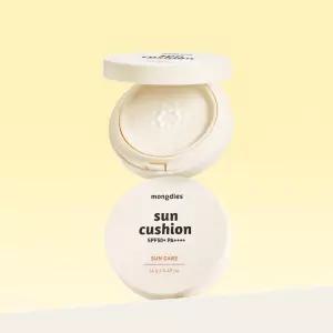 몽디에스 1+1 쿨링 징크 무기자차 논나노 아기 유아 초등학생 키즈 백탁없는 간편 톡톡 선쿠션 SPF50+ PA++