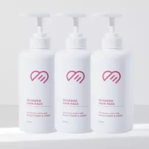 쏘미미 물미역 헤어팩 시어버터 단백질 머스크향 500ml 3개