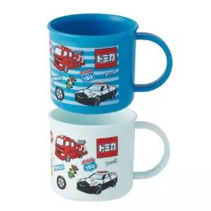 (2P세트) 토미카 핸들컵/캐릭터/양치컵/머그/다용도컵/케릭터/물컵/손잡이/손잡이컵/신학기/아동/아동컵