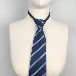 정장 자동 넥타이 굵은 스트라이프 네이비 남자넥타이 정장넥타이