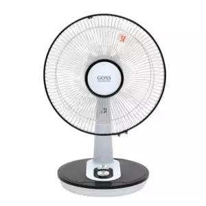 고스 gsf-7747kn 탁상용 선풍기 스탠드형 좌석용 타이머 좌우 회전 조절 4엽날개