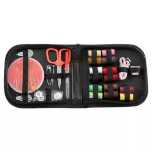 휴대용 반짇고리 세트 바늘 손바느질 14개 실 줄자 미니가위 옷핀