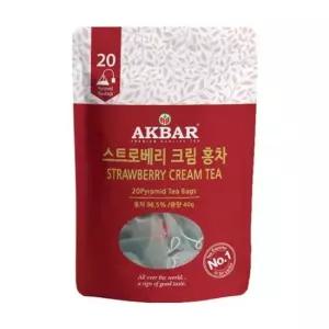 아크바 스트로베리크림 홍차 피라미드 20티백