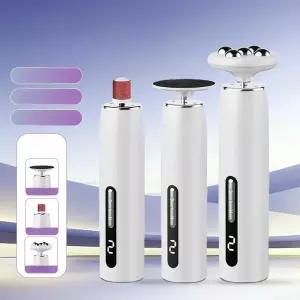 도리팝 전동 3in1 발각질 제거기 케어 충전식 각질제거 도도풋케어 각질면도기 손톱케어