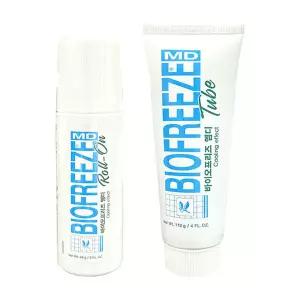 바이오프리즈 엠디 MD 3온즈 4온즈 스포츠겔 마사지겔 롤온 바르는 파스 택1