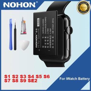 노혼 애플워치 시리즈 9 8 6 5 4 3 2 1 교체 배터리 아이워치 GPS S7 S8용 (공구 포함)