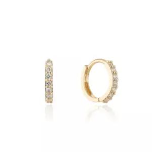 (스타필드 고양점)로이드 라이트샤인 10mm 5K 원터치 링귀걸이 LOFP3005H