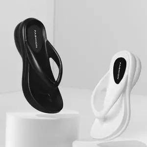 여성 통굽 슬리퍼 키높이 샌들 여름 여성 쪼리슬 슬리퍼 경량