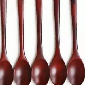 우유백 숟가락 옷픈 옻칠티스푼5P