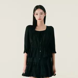 [스타필드 고양 로엠] 7부 소매 코튼 블라우스 RMBLG24R15