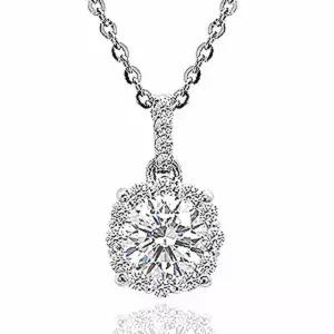 5부 모이사나이트 다이아몬드 다이아 목걸이 프로포즈 클레어