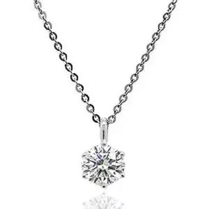 IGI GIA 5부 랩 그로운 다이아몬드 다이아 목걸이 프로포즈 베이직 팬던트형