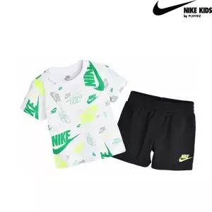 [롯데백화점]나이키 나이키 AOP 쇼츠 반팔 반바지 세트 1-4세 A252ST846P
