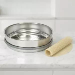 키친아트 무연마제 스텐304 찜기 스티머 +찜시트세트 20cm