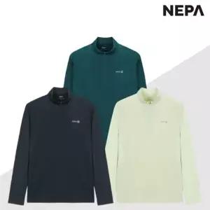 [네파]남성 아웃도어 긴팔 여름 티셔츠 반집업_JK