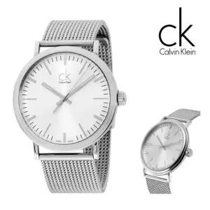 [캘빈클라인] CK 서라운드 K3W21126 메탈 매쉬 밴드 여름 시계 남자명품시계