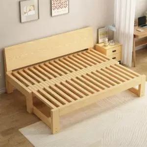 접이식 소파베드 확장형 나무 와이드 쇼파 침대 프레임 원룸 겸용 거실