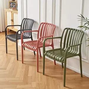 플라스틱 야외의자 정원 벤치 간이의자 선배드 야외 잔디