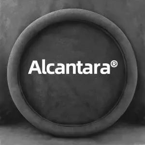 [골드스마일](수가) 정품 알칸타라 자동차용 핸들 커버 원형 디컷 더블디컷