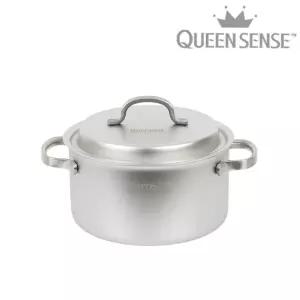 [QueenSense] 퀸센스 바로써 통5중 인덕션IH 무연마제 스텐냄비 양수18cm