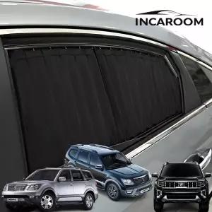 모하비 더마스터 햇빛가리개 커튼 레일형 차박 암막 차량커튼