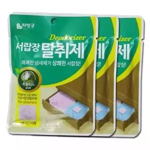 세정제 데오도라이저 서랍장 향기 탈취제 3개