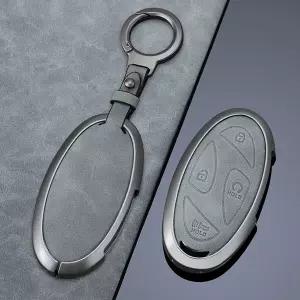 호환 5 7 버튼 아연 합금 자동차 리모컨 키 케이스 커버 보호 쉘 포브 모던 코나 EV 그랜저 GN7 아이오닉 6