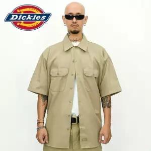 디키즈 워크 셔츠 반팔 카키 126231044