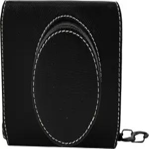 X-E5 케이스 수제 PU 가죽 전신 카메라 가방 커버 후지필름 하단 개방 버전 넥 스트랩 블랙