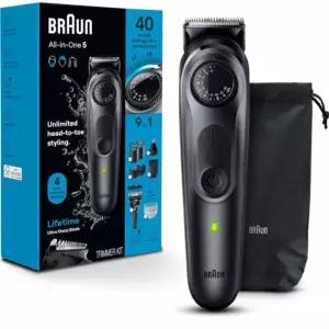 브라운 시리즈3 올인원 콧털 설정 세탁 트리머 그루머