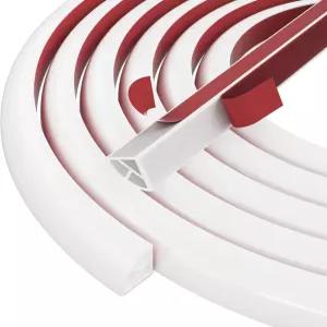 바닥 튜브 캐비닛 곡선 계단 기둥 및 벽-118 L x 0.6 W H를 위한 유연한 쿼터 라운드 몰딩 구부릴 수 있는