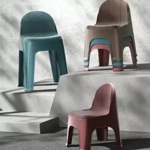 좌식 스툴 다용도 플라스틱 작은 소형 스툴 의자 보조 거실 인테리어 등받이 욕실 캠핑 카페