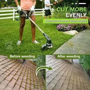 61인치 헤비듀티 잔디깎이 헤드 교체용 급 설치 도구 포함  절단날 잡초 제거 이끼